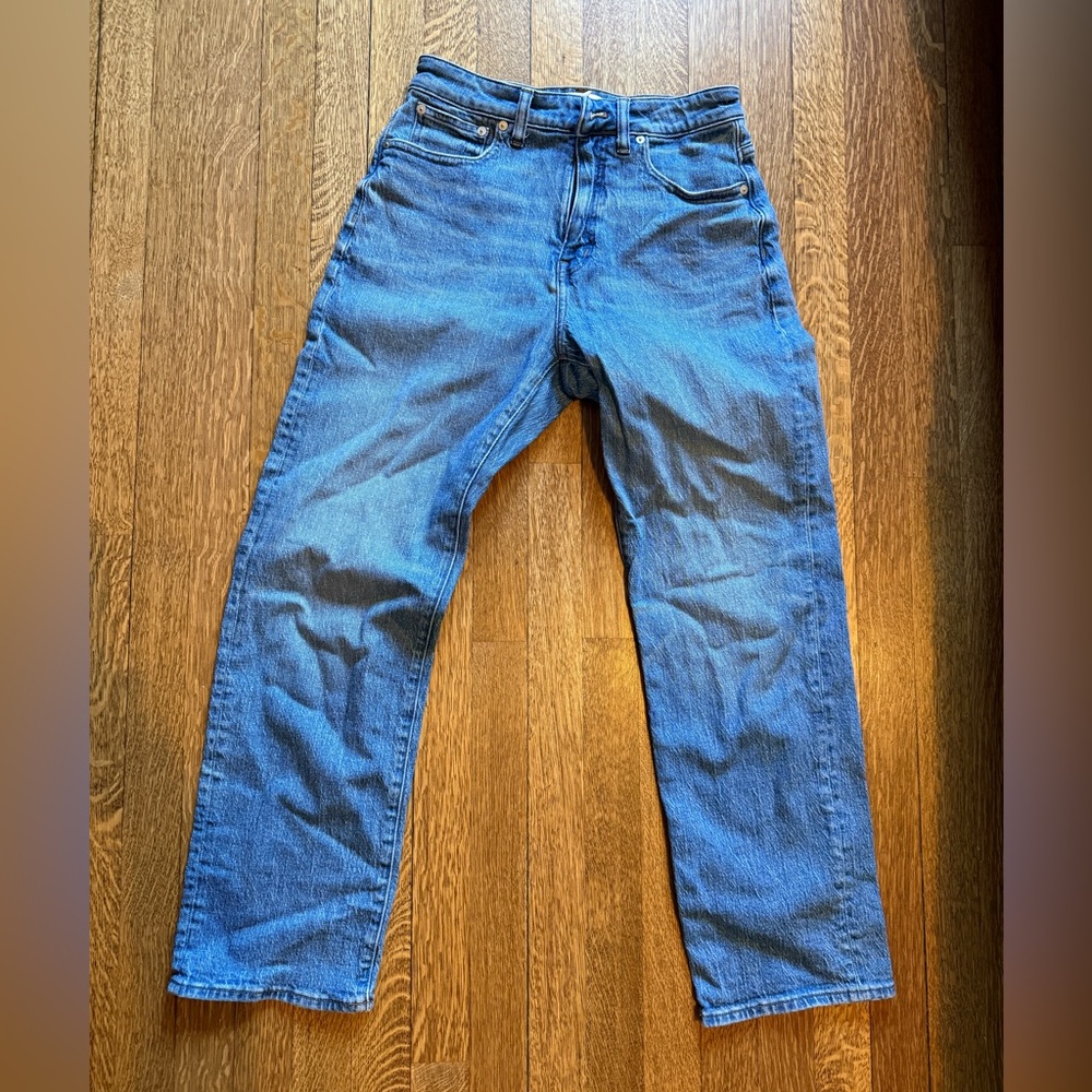 Madewell Relaxed Fit Blue Jeans